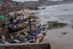 Fishermens-Boats-Outside-Door-of-No-Return-Cape-Coast-Castle-Ghana